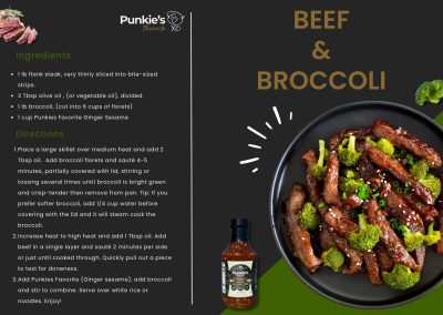 Punkie's Favorite | Beef & Broccoli Recipe