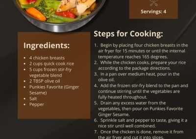Punkie's Favorite | Chicken Stir-Fry Bowl Recipe