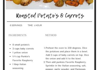 Punkie's Favorite | Roasted Potatoes & Carrots Recipe